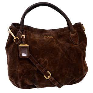 coabbatte prada|prada cocoa brown suede handbag.